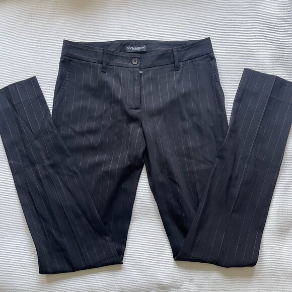 Vintage Dolce & Gabbana Straight Leg Pants (Tall) - Picture 1 of 4